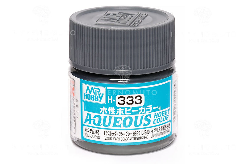 Mr.Hobby Aqueous Hobby Color H333 - Extra Dark Seagray BS381C 640 [RAF aircraft camouflage]