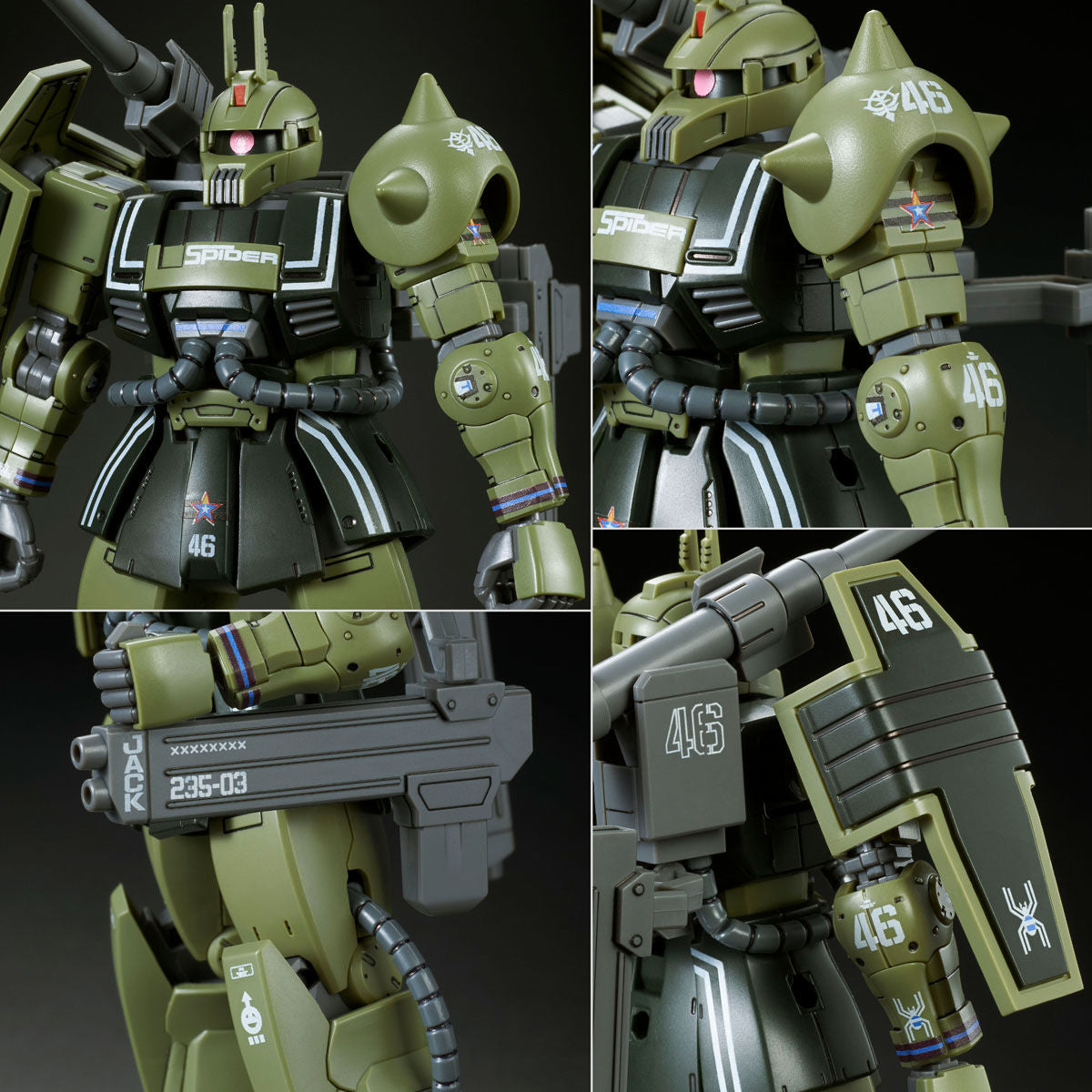 Premium Bandai High Grade (HG) Gundam The Origin 1/144 MS-06K Zaku