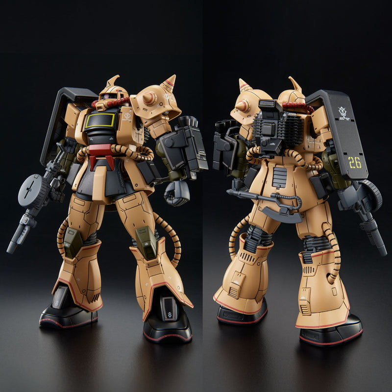 Premium Bandai High Grade (HG) Gundam The Origin 1/144 MS-06D Zaku Desert Type