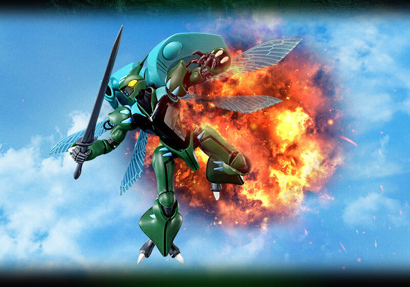 Premium Bandai High Grade (HG) Aura Battler Dunbine 1/72 TOKAMAK DUNBINE