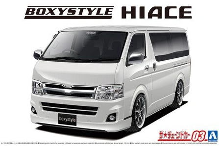 1/24 Toyota Boxystyle TRH200V Hiace Super GL '10 (Aoshima The Tuned Car Series No.03)