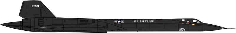 1/72 SR-71 BLACKBIRD (A Version) "FIRST AIRCRAFT"