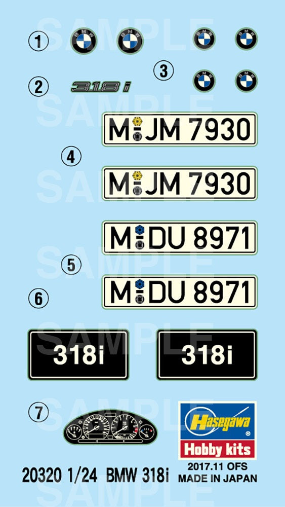 1/24 BMW 318i (Hasegawa 20320)