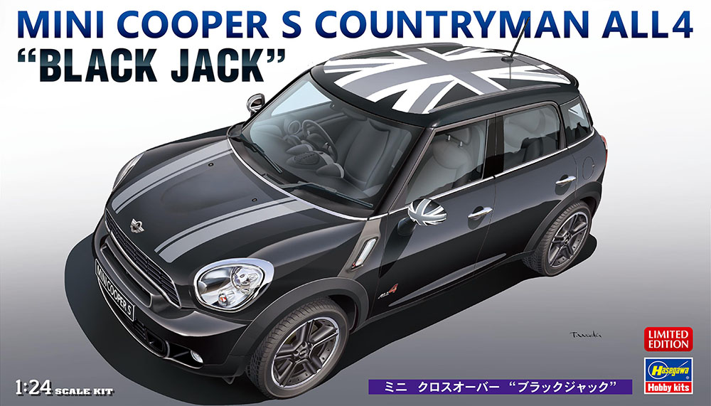 1/24 Mini Cooper S Countryman ALL4 'BLACK JACK' - Argama Hobby