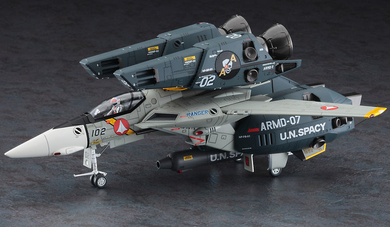 Macross 1/48 VF-1J Super/Strike Valkyrie SVF-41 Black Aces