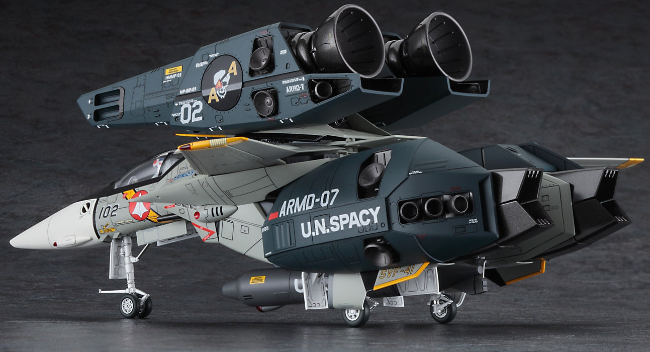 Macross 1/48 VF-1J Super/Strike Valkyrie SVF-41 Black Aces