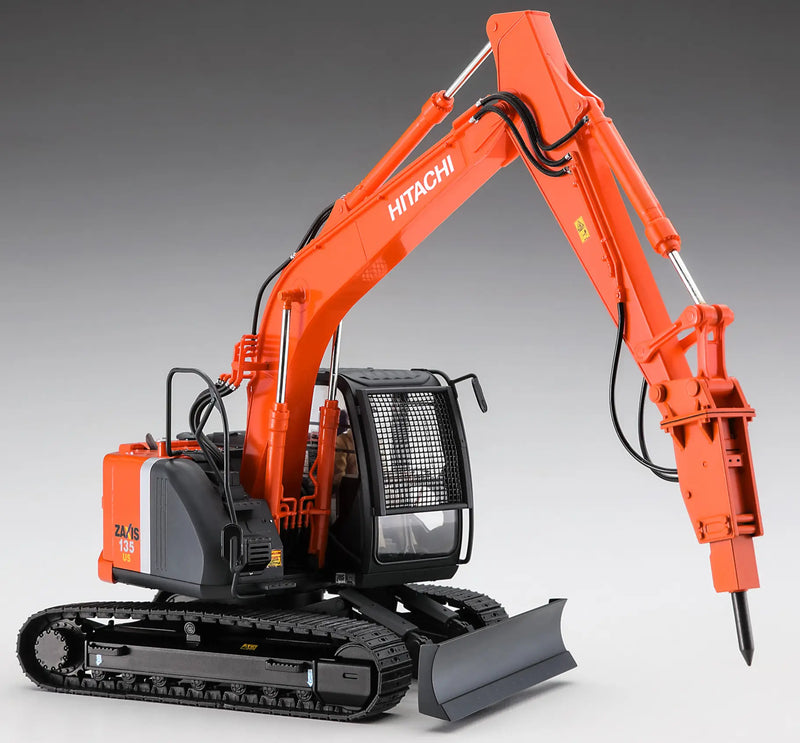 1/35 Hitachi Construction Machinery Hydraulic Excavator ZAXIS 135US Hydraulic Breaker Specification Machine