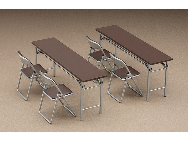 1/12 Meeting Room Desk & Chairs (Hasegawa Figure Accessories Series FA02)