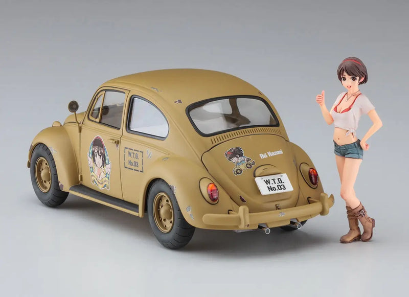 1/24 Wild Egg Girls No.03 Volkswagen Beetle Hazumi Rei w/ Figure