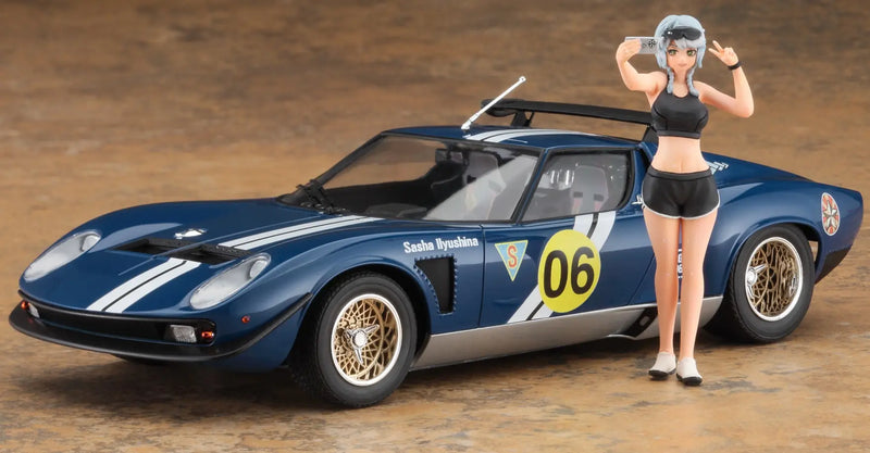 1/24 Wild Egg Girls No.06 Lamborghini Jota SVR Sasha Ilyushina w/ Figure