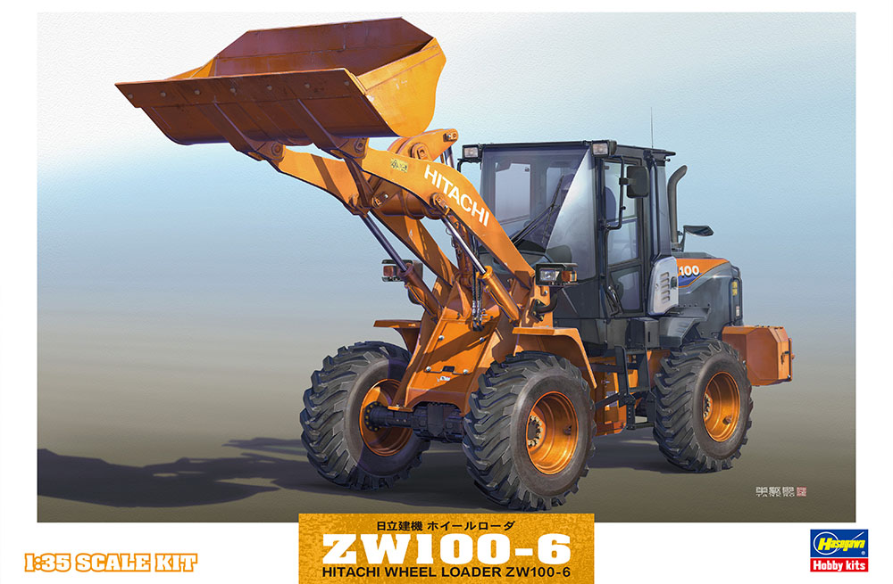 1/35 Hitachi Construction Machinery Wheel Loader ZW100-6