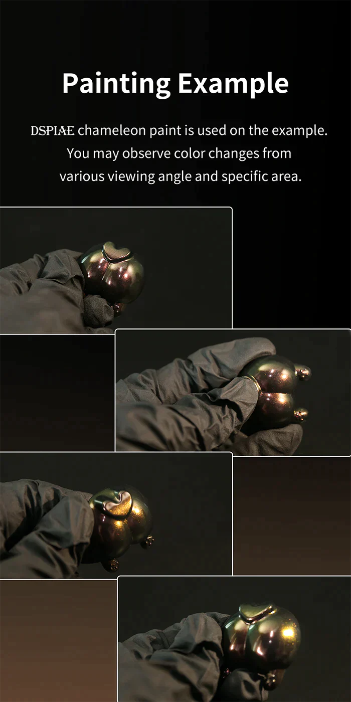 Dspiae Super Corgi Butt Color Testing Piece - Black (PLD-01BK)