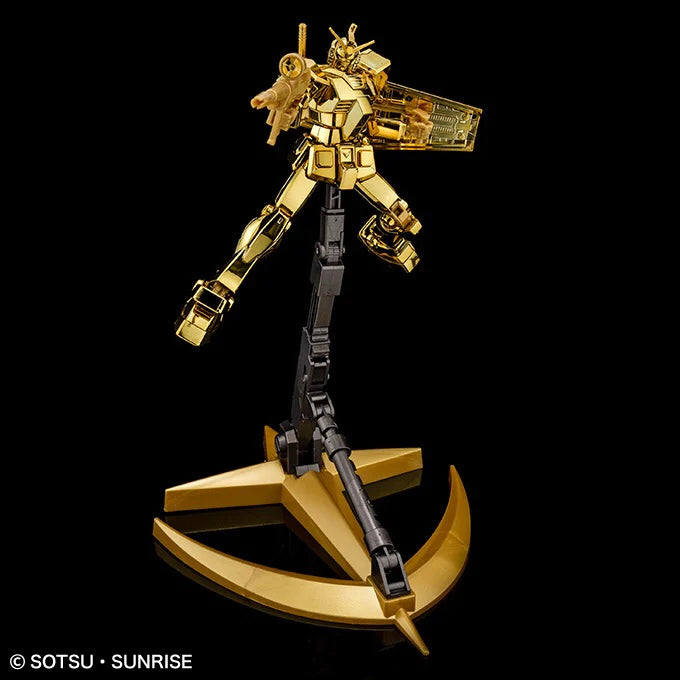Gundam Base Limited Prize RX-78-2 Gundam [GOLD COATING] + Limited Prize Action Base 1 E.F.S.F Ver. [METALLIC]