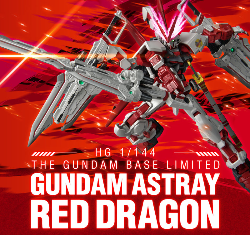 Gundam Base Limited High Grade (HG) Gundam Seed 1/144 Gundam Astray Red Dragon