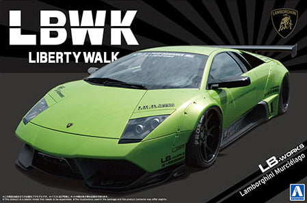 1/24 LB Works Lamborghini Murcielago Ver.2 (Aoshima Liberty Walk Series 20)