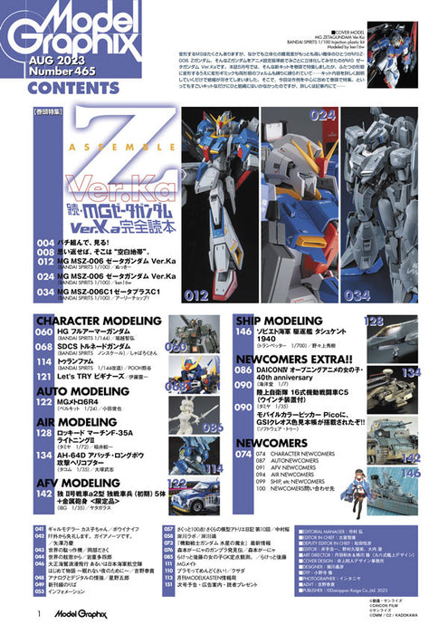 Monthly Magazine Model Graphix 2023.08