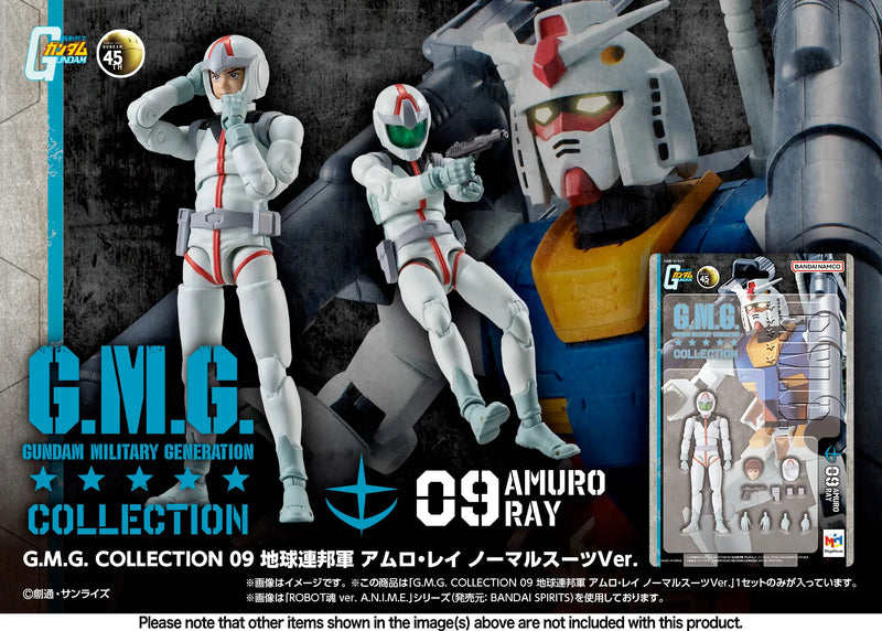 G.M.G. Mobile Suit Gundam: 09 Earth Federation Forces Amuro Ray Normal Suit Ver.
