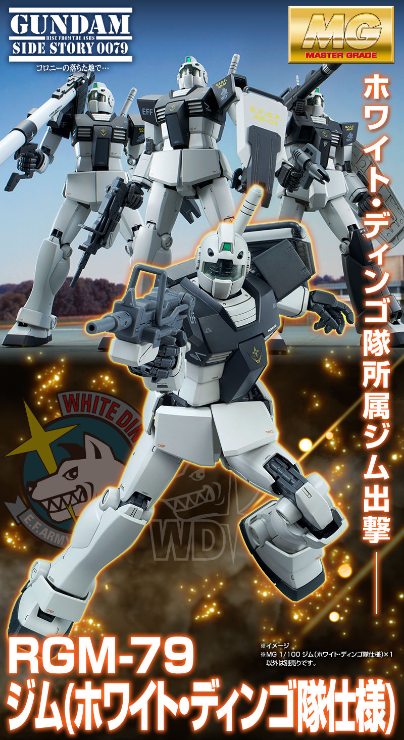 Premium Bandai Master Grade (MG) 1/100 RGM-79 GM (White Dingo Team Custom)
