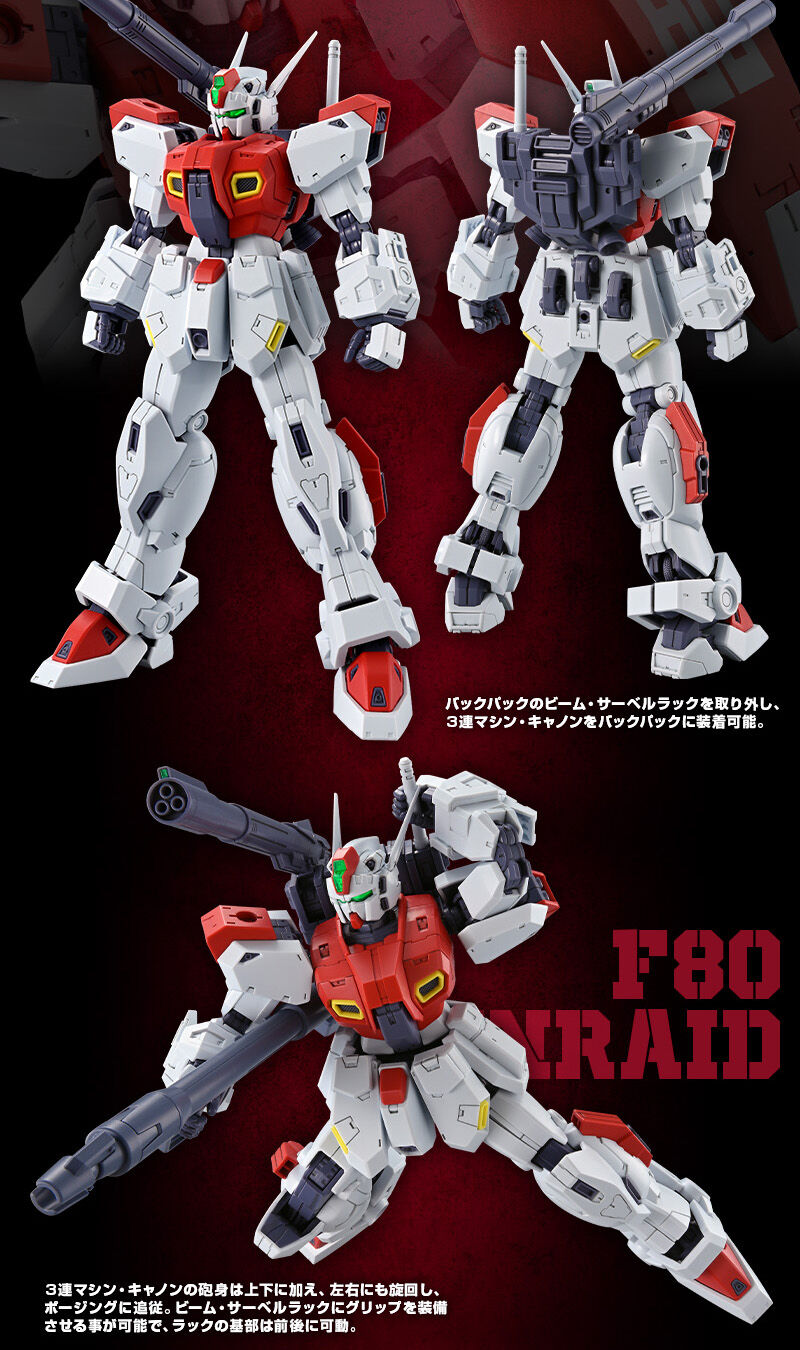 Premium Bandai Master Grade (MG) 1/100 F80 GUNRAID