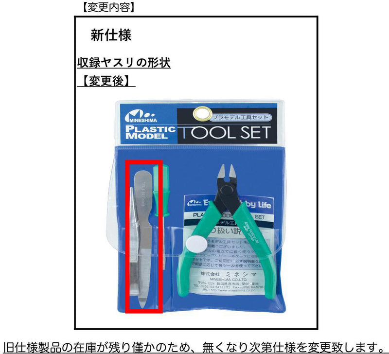 Mineshima Plastic Model Tools Set A-2
