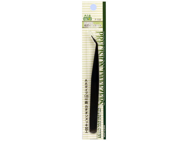 Mineshima Cation Coated Angled AA Tweezers (F102)