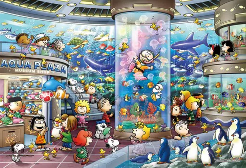 Epoch Jigsaw Puzzle 1053 Pieces - Peanuts - Snoopy Aquarium 26 x 38cm (32-610s)