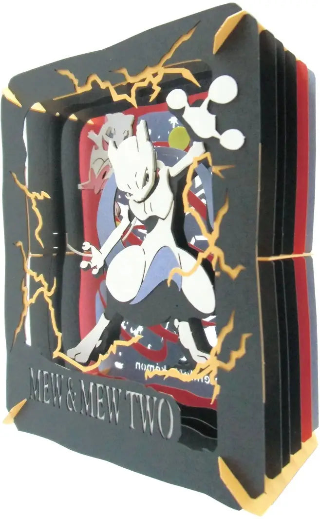 Paper Theater - Pokemon - Mew & MewTwo (PT-072)