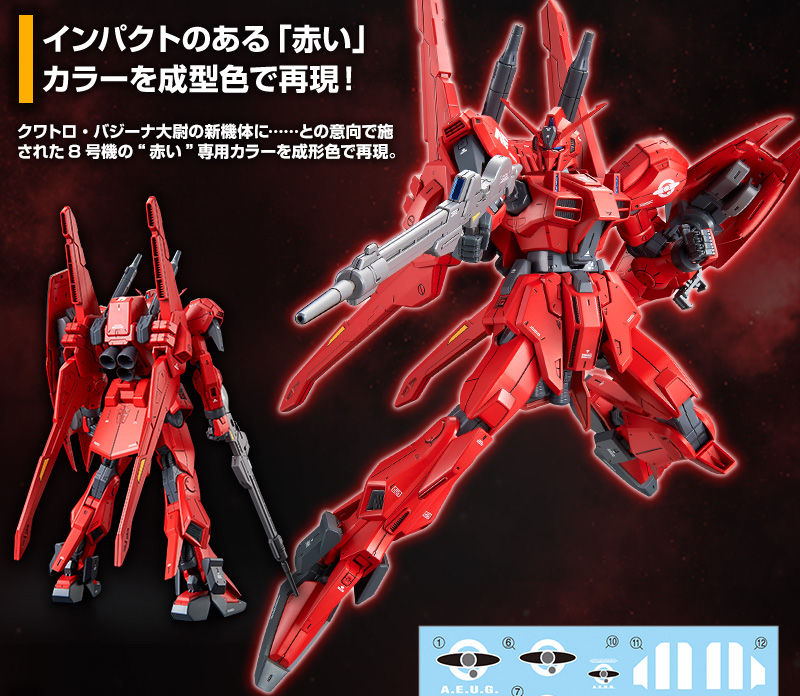 Premium Bandai RE/100 1/100 MSF-007-8 Gundam Mk-III Unit 8