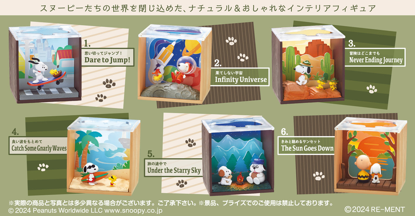 Re-ment - Peanuts - Snoopy Scenery Box