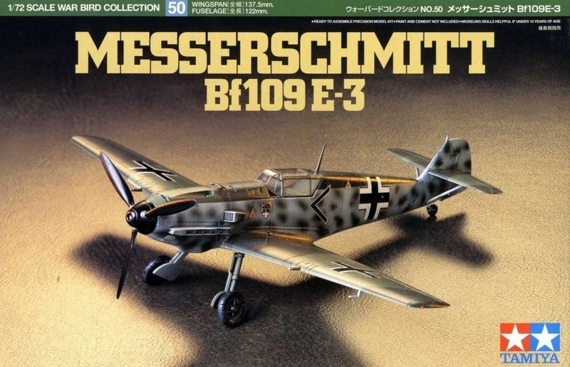 1/72 Messerschmitt Bf109 E3 (Tamiya War Bird Collection No.50)