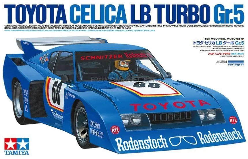1/20 Toyota Celica LB Turbo Gr.5 (Tamiya Grand Prix Colleciton 72)