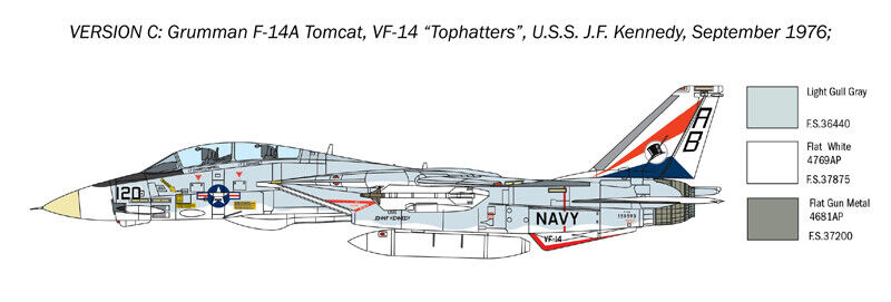 1/72 F14-A Tomcat 50th First Flight Anniversary (Italeri 1414)