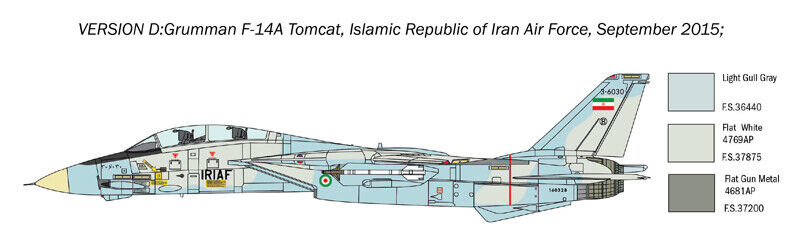 1/72 F14-A Tomcat 50th First Flight Anniversary (Italeri 1414)