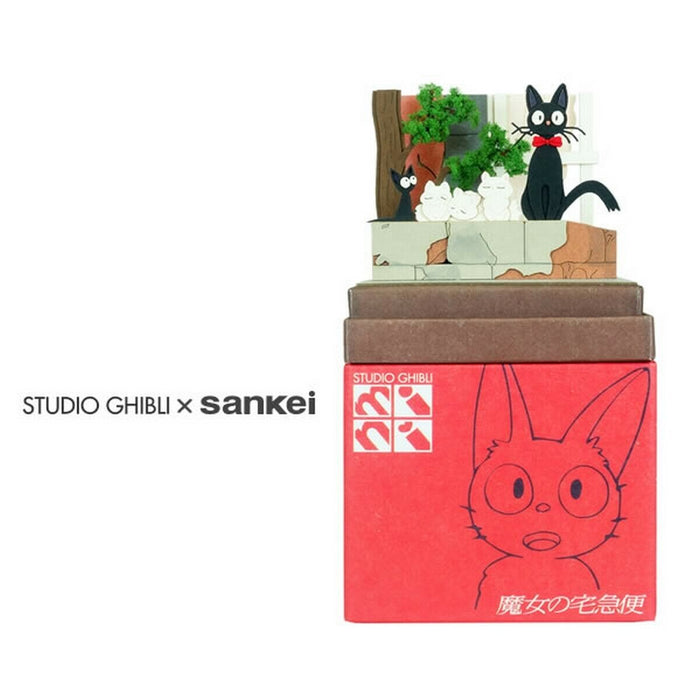 Sankei Miniature Art Kit - Studio Ghibli - Jiji & Kittens (Kiki's Delivery Service)