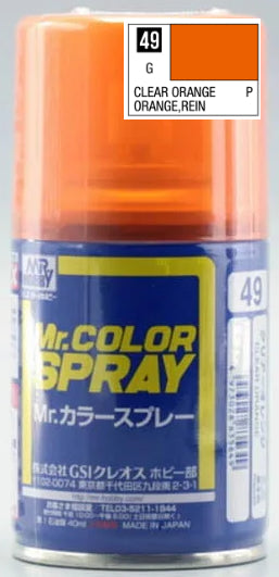 Mr.Color Spray S49 - Clear Orange (Gloss/Primary)