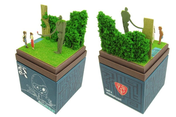 Sankei Miniature Art Kit - Studio Ghibli - Robot Soldiers, Sheeta & Pazu (Laputa: Castle in the Sky)