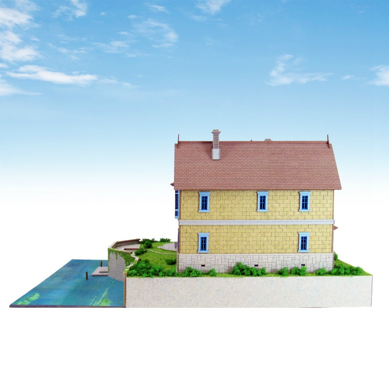 Sankei 1/220 Miniature Art Kit - Studio Ghibli - Marsh to the Mansion (When Marnie Was There)