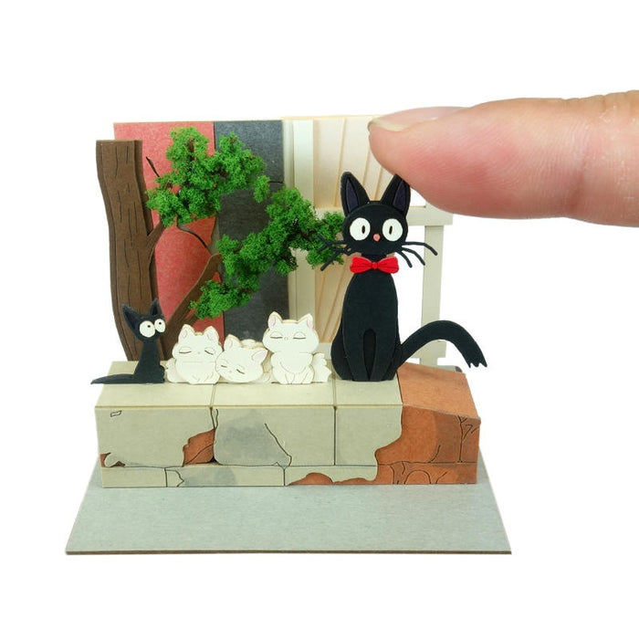 Sankei Miniature Art Kit - Studio Ghibli - Jiji & Kittens (Kiki's Delivery Service)