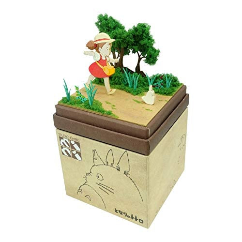 Sankei Miniature Art Kit - Studio Ghibli - Walking Mei & Small Totoro (My Neighbour Totoro)