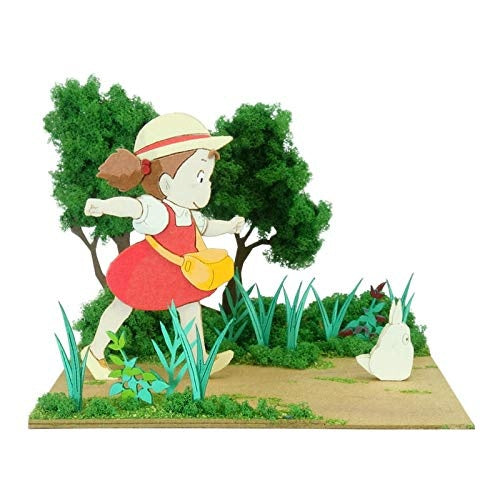 Sankei Miniature Art Kit - Studio Ghibli - Walking Mei & Small Totoro (My Neighbour Totoro)