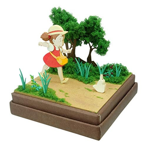 Sankei Miniature Art Kit - Studio Ghibli - Walking Mei & Small Totoro (My Neighbour Totoro)