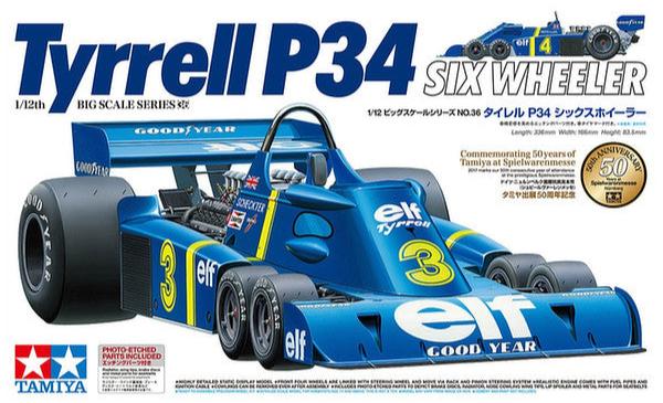 Tamiya 1/12 Tyrrell P34 w/ Photo-Etched Parts (Tamiya Big Scale