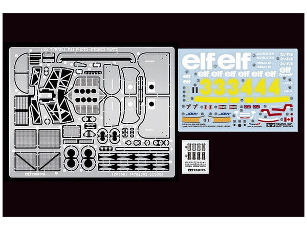1/20 Tyrrell P34 Six Wheeler 1976 Japan GP w/ Photo-etched Parts (Tamiya Grand Prix Series 58)