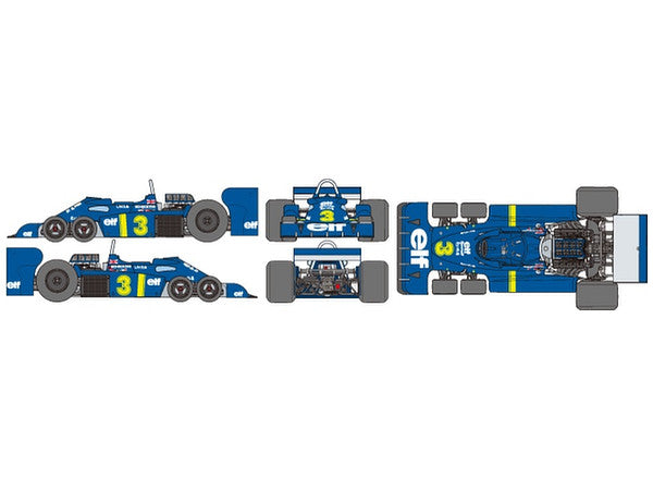 1/20 Tyrrell P34 Six Wheeler 1976 Japan GP w/ Photo-etched Parts (Tamiya Grand Prix Series 58)
