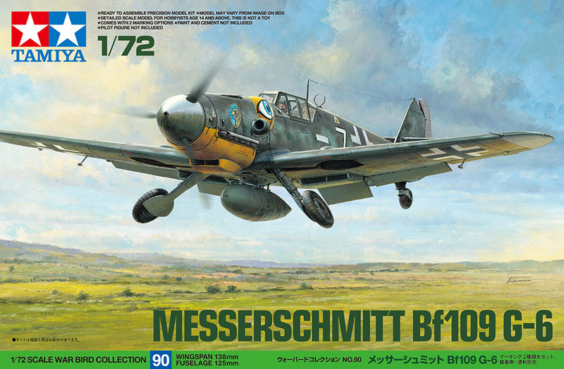 1/72 Messerschmitt Bf109 G-6 (Tamiya War Bird Collection No.90)