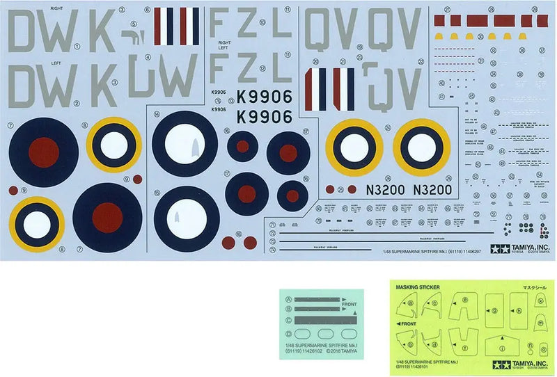 1/48 Supermarine Spitfire Mk.I (Tamiya 1/48 Aircraft Series No.119)