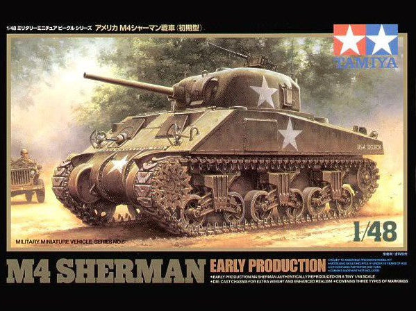 1/48 U.S. Medium Tank M4 Sherman Early Production (Eastern Front) (Tamiya 1/48 Military Miniature Series 5))