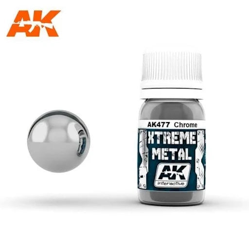 AK Interactive AK477 Xtreme Metal Chrome 30mL