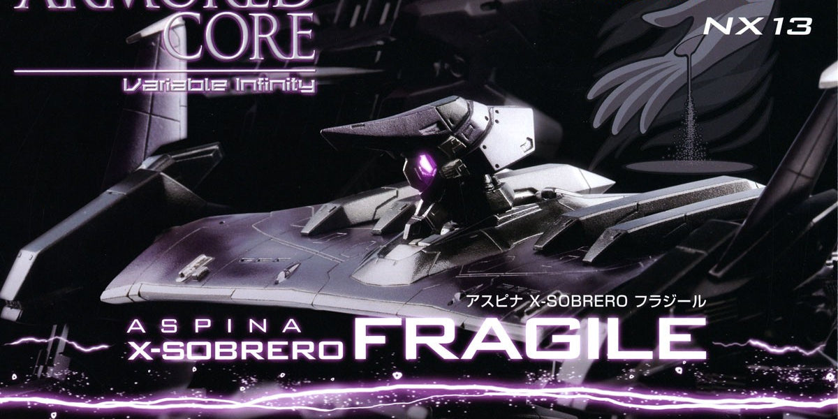 Armored Core Variable Infinity 1/72 ASPINA X-SOBRERO FRAGILE