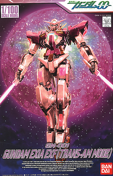 Gundam 00 1/100 GN-001 Gundam Exia EXF (Trans-Am Mode)